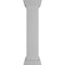 Ekena Millwork 8"W x 40"H Plain Newel Post with Flat Capital & Base Trim (Installation kit included) NWL08X40PLF0B0 - alternate 8